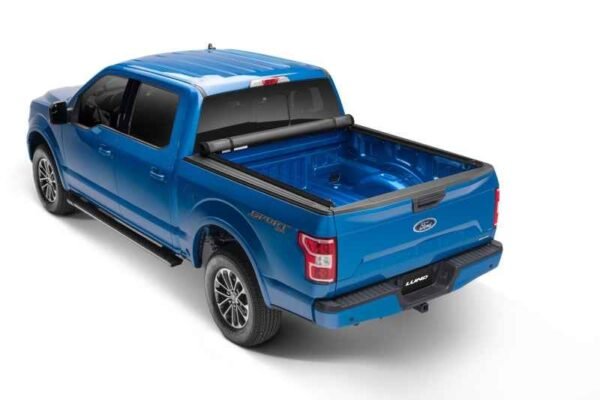 Lund 21+ Ford F-150 Genesis Elite Tri-Fold Tonneau Cover - Black - Image 3