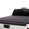Lund 04-17 Nissan Titan (5.5ft. Bed w/o Titan Box) Genesis Elite Tri-Fold Tonneau Cover - Black
