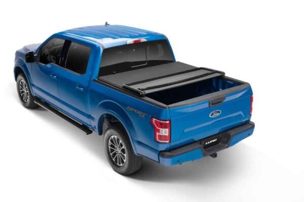Lund 05-17 Nissan Frontier (6ft. Bed) Genesis Elite Tri-Fold Tonneau Cover - Black - Image 8