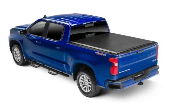 Lund 99-07 Chevy Silverado 1500 (6.5ft. Bed) Genesis Roll Up Tonneau Cover - Black - Image 7