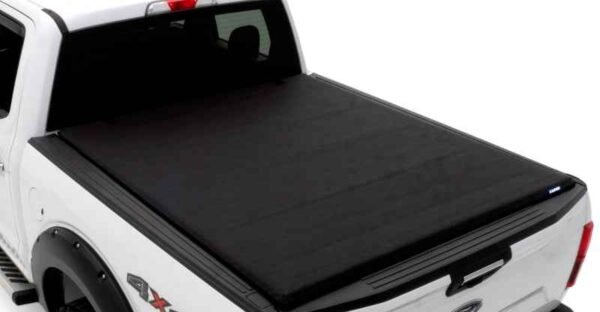 Lund 07-17 Chevy Silverado 1500 (5.5ft. Bed) Genesis Roll Up Tonneau Cover - Black - Image 2
