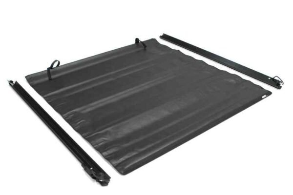 Lund 07-17 Chevy Silverado 1500 (5.5ft. Bed) Genesis Roll Up Tonneau Cover - Black - Image 9
