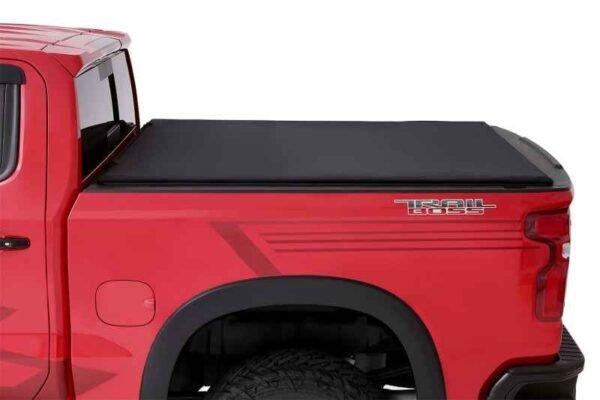 Lund 2019 Chevrolet Silverado 1500 (5.5ft. Bed) Genesis Elite Roll Up Tonneau Cover - Black - Image 5