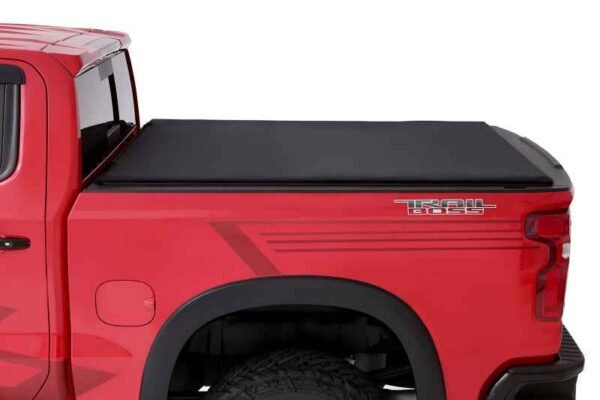 Lund 2019 Chevrolet Silverado 1500 (5.5ft. Bed) Genesis Elite Roll Up Tonneau Cover - Black - Image 8