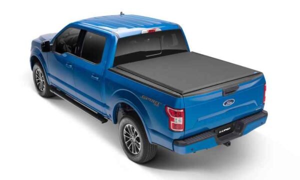 Lund 04-18 Ford F-150 (6.5ft. Bed) Genesis Elite Roll Up Tonneau Cover - Black - Image 6