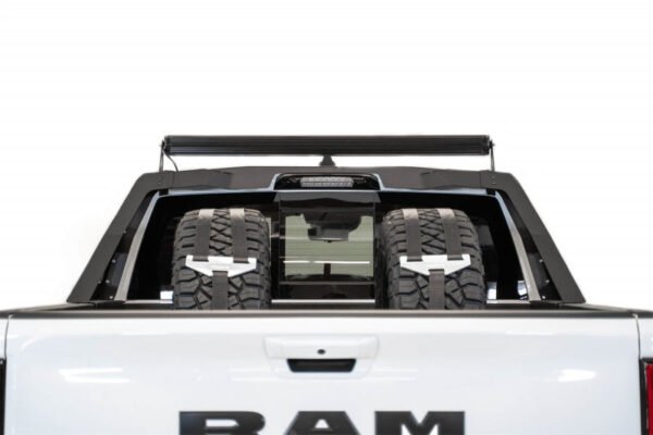 Addictive Desert Designs 2021 Dodge Ram 1500 TRX Stealth Fighter Chase Rack - Hammer Black - C6215521101NA - Image 4