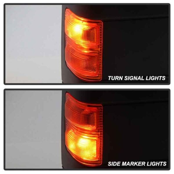 Xtune Ford Superduty 99-14 Manual Extendable Manual Adjust Mirror Amber- Right MIR-FDSD08S-MA-AM-R - Image 5