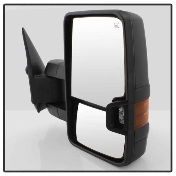 xTune Chevy Silverado 03-06 G2 Heated Amber LED Signal Telescoping Mirrors MIR-CS03S-G2-PWH-AM-SET - Image 5