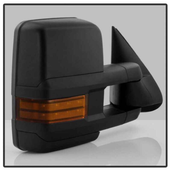 xTune Chevy Silverado 03-06 G2 Heated Amber LED Signal Telescoping Mirrors MIR-CS03S-G2-PWH-AM-SET - Image 6