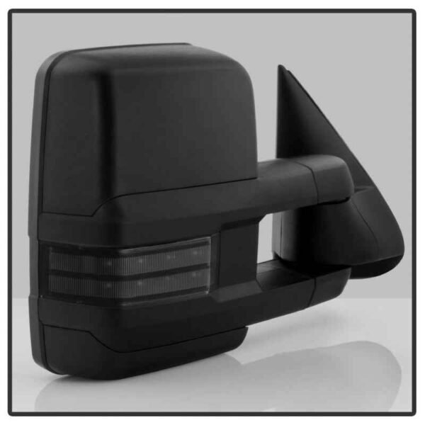xTune Chevy Silverado 03-06 G2 Heated Smoke LED Signal Telescoping Mirrors MIR-CS03S-G2-PWH-SM-SET - Image 8