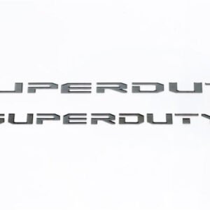 Putco 17-19 Ford SUPERDUTY Letters (Stamped/Black Platinum) Tailgate/Rear - 55552BPFD