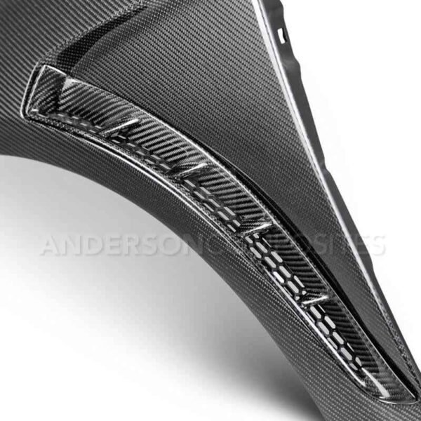 Anderson Composites 2016+ Focus Type-GR Vented Carbon Fiber Fenders .04in Wider (Pair) - Image 5