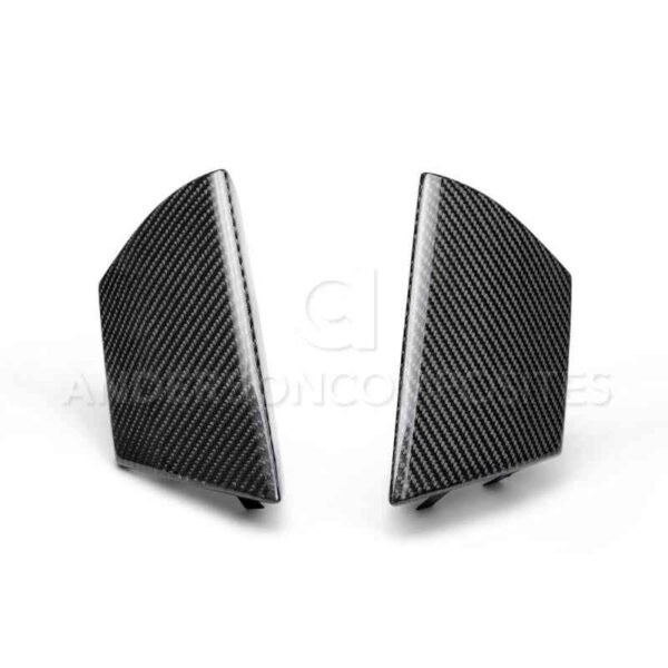 Anderson Composites 2015-2017 Ford Mustang Shelby GT350 Carbon Fiber Front Upper Grille Inserts - Image 3