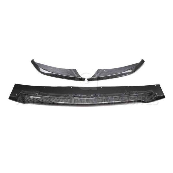 Anderson Composites 2015-2017 Ford Mustang Shelby GT350 Carbon Fiber Front Splitter (3 PC) - Image 3