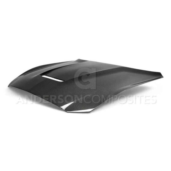 Anderson Composites 2015-2017 Ford Mustang Shelby GT350 Double Sided Carbon Fiber Hood - Image 3