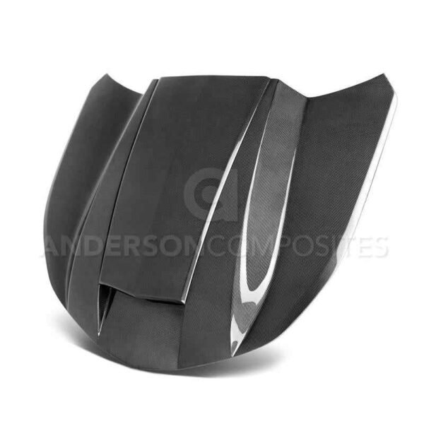 Anderson Composites 2016+ Chevy Camaro Carbon Fiber Double Sided Hood - Image 2