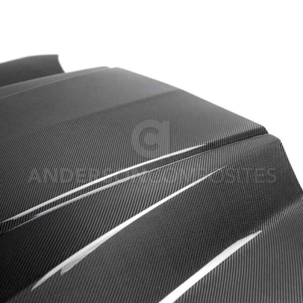 Anderson Composites 2016+ Chevy Camaro Carbon Fiber Double Sided Hood - Image 6