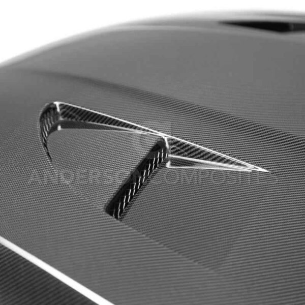 Anderson Composites 2015+ Ford Focus RS Type-SA Carbon Fiber Hood - Image 6
