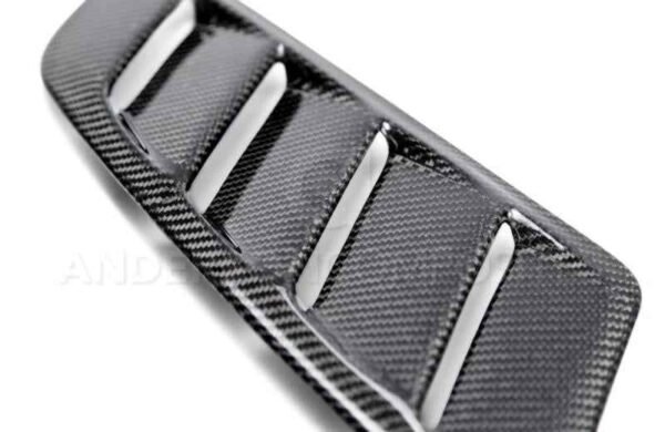 Anderson Composites 2015-2017 Ford Mustang Type-AB Carbon Fiber Hood Vents - Image 4