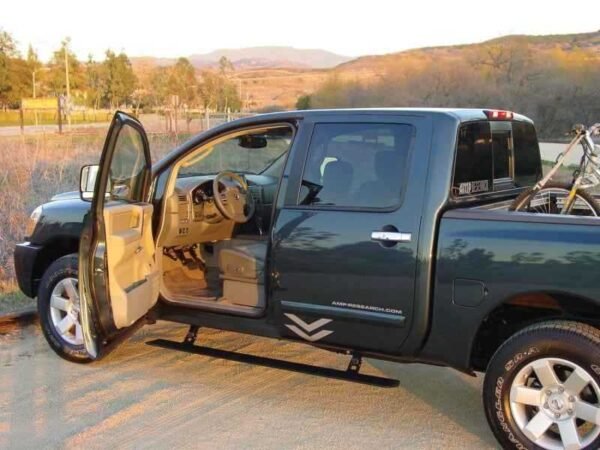 AMP Research 2004-2015 Nissan Titan Crew/King Cabs PowerStep - Black - Image 4