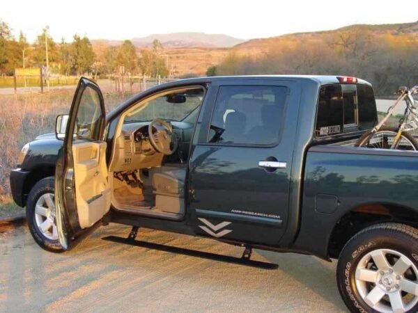 AMP Research 2004-2015 Nissan Titan Crew/King Cabs PowerStep - Black - Image 5
