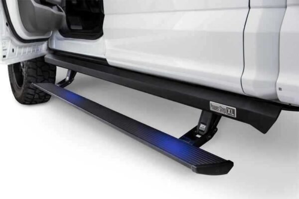 AMP Research 2007-2013 Chevy Silverado 1500 Extended/Crew PowerStep XL - Black - Image 2