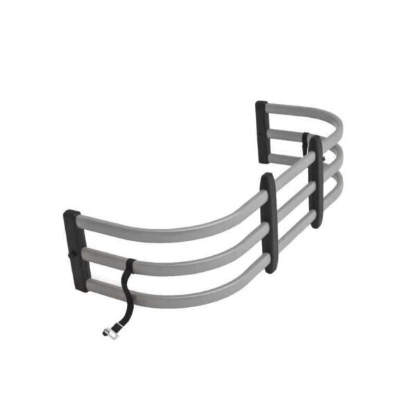 AMP Research 2007-2017 Chevrolet Silverado Standard Bed Bedxtender - Silver - Image 2