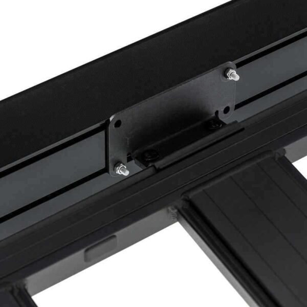 ARB Aluminum Awning, Black Frame, 8.2FT x 8.2FT, Installed with LED Light Strip - Image 5