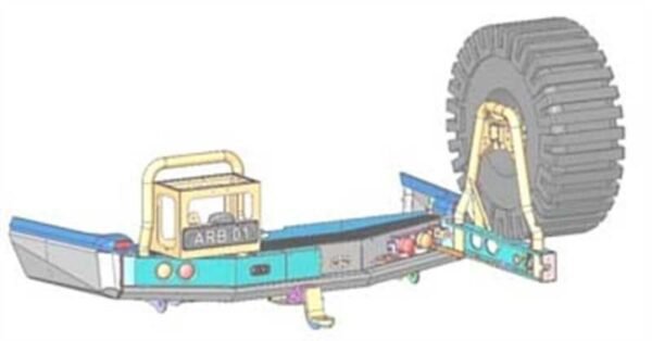 ARB Rear Bar 3500Kg Blk 80 With T/Gate - Image 4