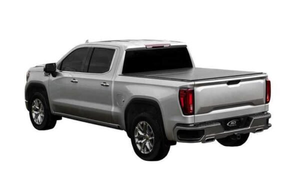 Access LOMAX Tri-Fold Cover 2019+ Chev/GMC Full Size 1500 5ft 8in Standard Bed - Matte Black - Image 3