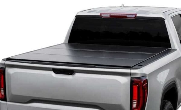 Access LOMAX Tri-Fold Cover 2019+ Chev/GMC Full Size 1500 5ft 8in Standard Bed - Matte Black - Image 4