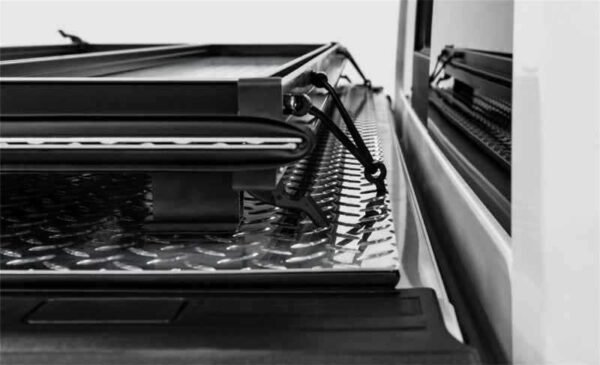Access LOMAX Tri-Fold Cover 2019+ Chev/GMC Full Size 1500 5ft 8in Standard Bed - Matte Black - Image 10
