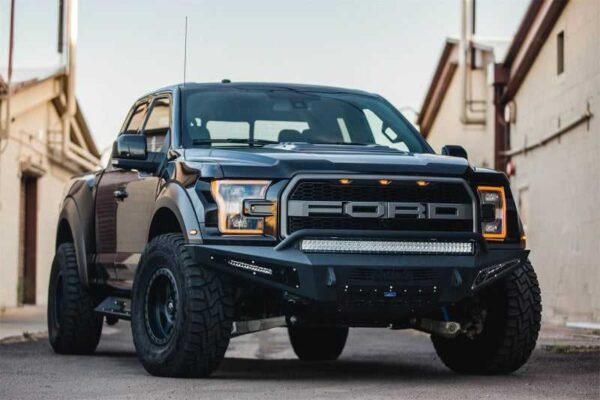 Addictive Desert Designs 17-18 Ford F-150 Raptor HoneyBadger Front Bumper - Image 3