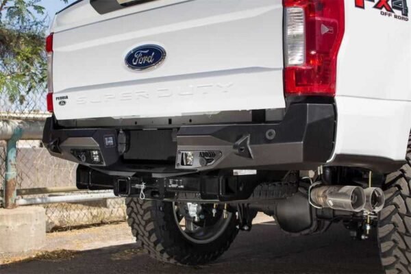 Addictive Desert Designs 17-18 Ford F-250 Raptor Stealth Fighter Rear Bumper w/ Backup Sensor Cutout - Image 3