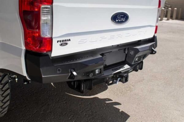 Addictive Desert Designs 17-18 Ford F-250 Raptor Stealth Fighter Rear Bumper w/ Backup Sensor Cutout - Image 4