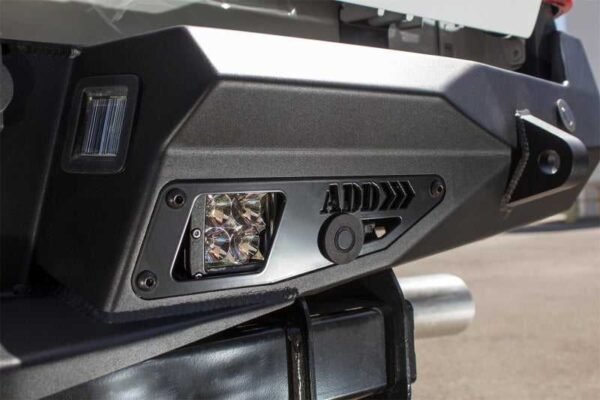 Addictive Desert Designs 17-18 Ford F-250 Raptor Stealth Fighter Rear Bumper w/ Backup Sensor Cutout - Image 8