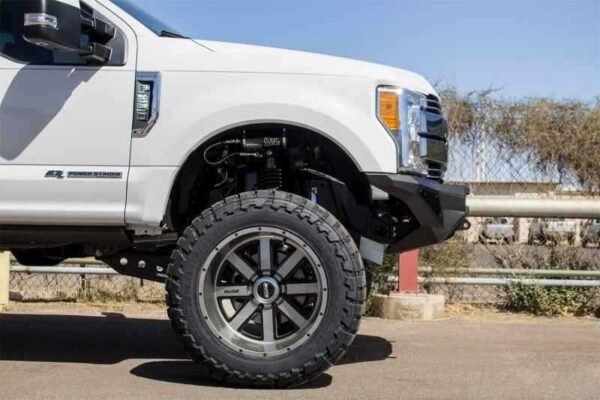 Addictive Desert Designs 17-18 Ford F-250 Super Duty Stealth Fighter Front Bumper w/ Winch Mounts - Image 6