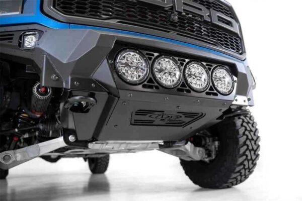 Addictive Desert Designs 17-20 Ford F-150 Raptor Bomber Front Bumper w/ 4 Rigid 360 6in Round Mounts - Image 7
