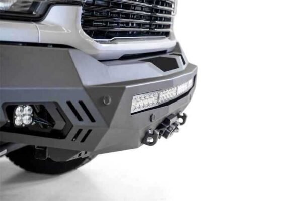Addictive Desert Designs 19-20 RAM 2500/3500 Hammer Black Stealth Fighter Front Bumper - Image 4