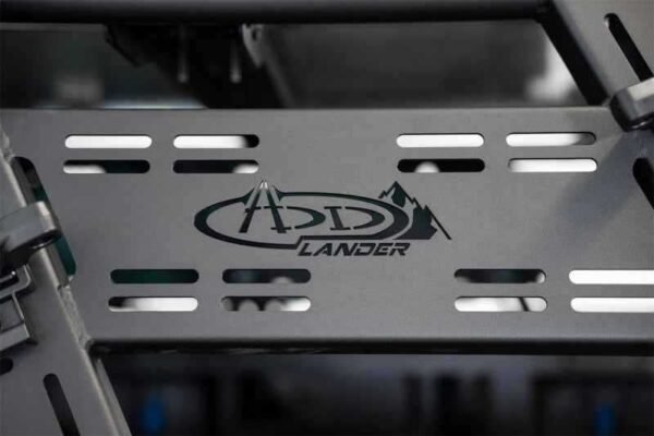 Addictive Desert Designs 2015+ Ford F-150 Overlander Chase Rack w/ 3rd Brake Light - Hammer Black - Image 8