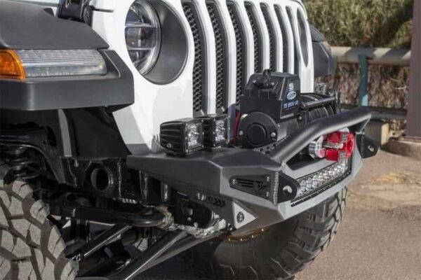 Addictive Desert Designs 2018 Jeep Wrangler JL Rock Fighter Front Bumper w/ Low Profile Top Hoop - Image 5