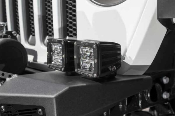Addictive Desert Designs 2018 Jeep Wrangler JL Rock Fighter Front Bumper w/ Low Profile Top Hoop - Image 7
