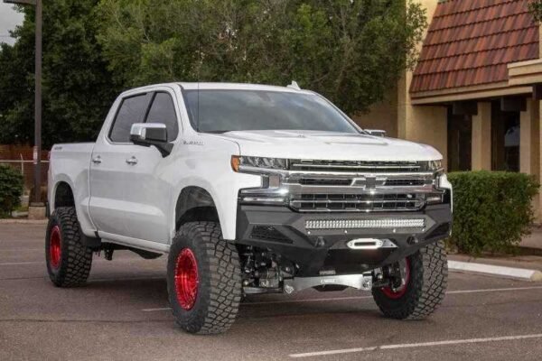 Addictive Desert Designs 2019 Chevrolet Silverado 1500 SF Front Bumper w/ Winch Mount&Sensor Cutout - Image 2