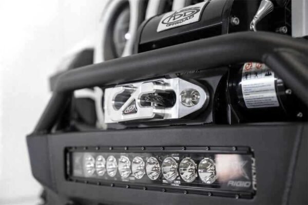 Addictive Desert Designs 2020 Jeep Gladiator JT Stealth Fighter Front Bump w/ Top Hoop & Winch Mount - Image 6