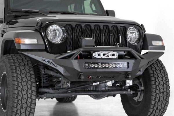 Addictive Desert Designs 2020 Jeep Gladiator Stealth Fighter Front Bumper w/ Winch Mount - Image 3