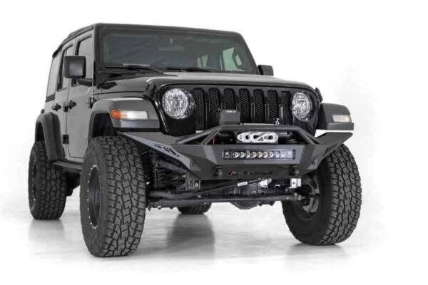 Addictive Desert Designs 2020 Jeep Gladiator Stealth Fighter Front Bumper w/ Winch Mount - Image 4