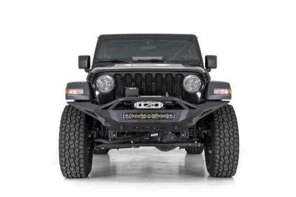 Addictive Desert Designs 2020 Jeep Gladiator Stealth Fighter Front Bumper w/ Winch Mount - Image 5