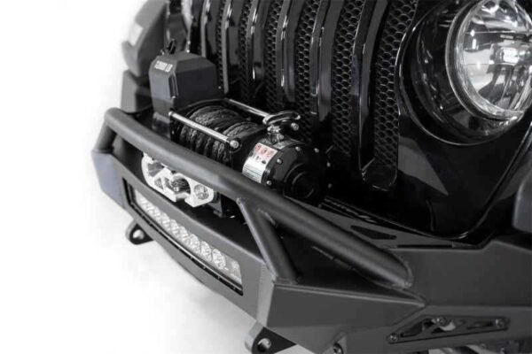 Addictive Desert Designs 2020 Jeep Gladiator Stealth Fighter Front Bumper w/ Winch Mount - Image 7