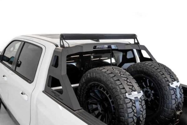Addictive Desert Designs 2021 Dodge Ram 1500 TRX Stealth Fighter Chase Rack - Hammer Black - Image 6