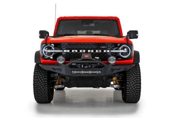 Addictive Desert Designs 2021+ Ford Bronco Rock Fighter Front Bumper - Hammer Black - Image 2
